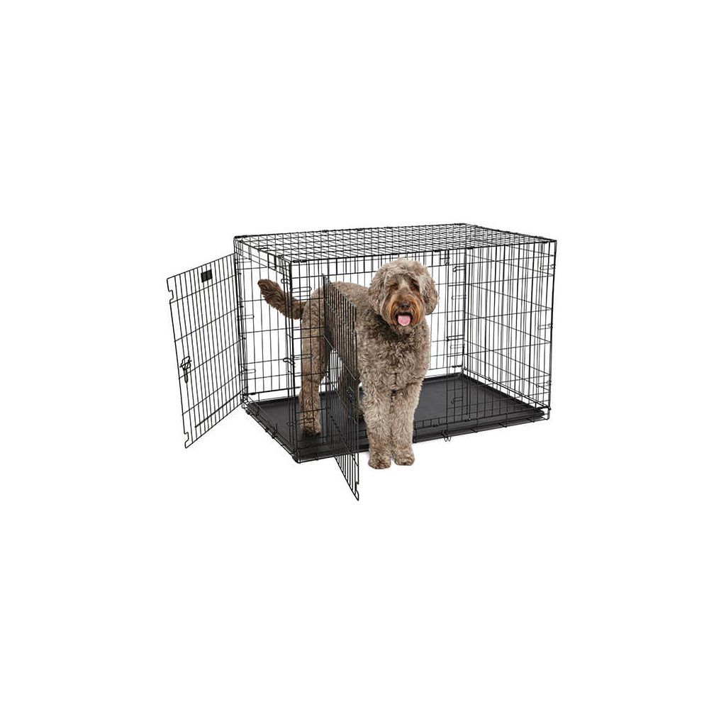 Midwest Contour Double Door XXLarge Collapsible Crate 48&quot;