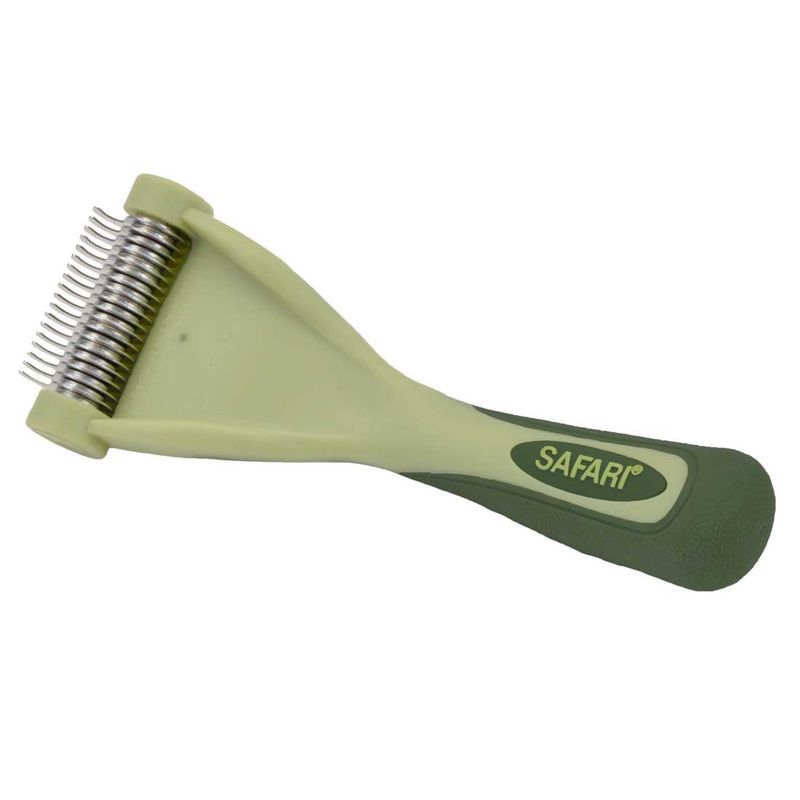 Safari Shed Magic De-Shedding Tool for Cats with Short to Medium Hair