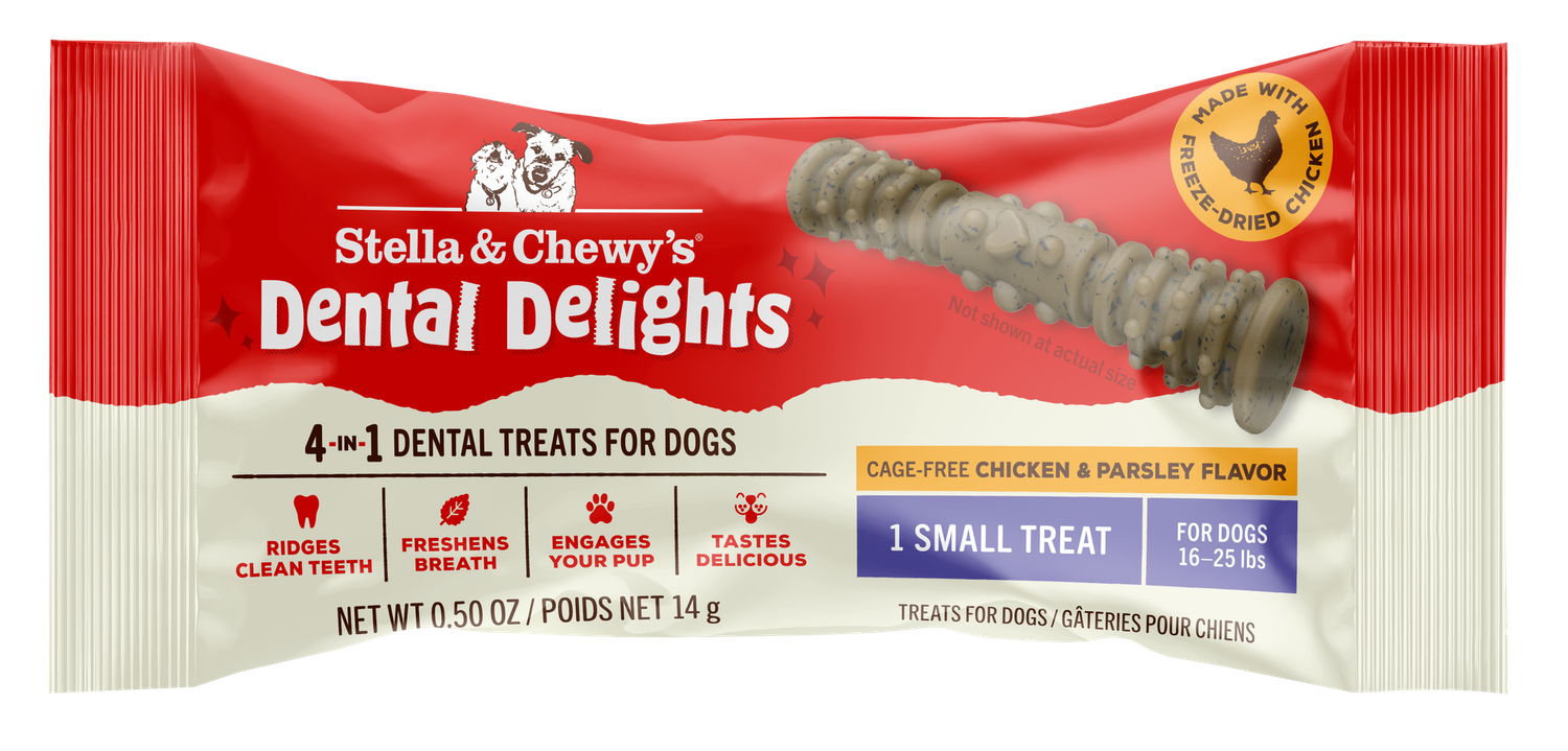 Stella &amp; Chewy&#39;s Dental Delights Chicken &amp; Parsley Flavor- Small Single