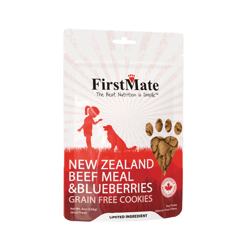 FirstMate New Zealand Beef &amp; Blueberries Treats 8oz