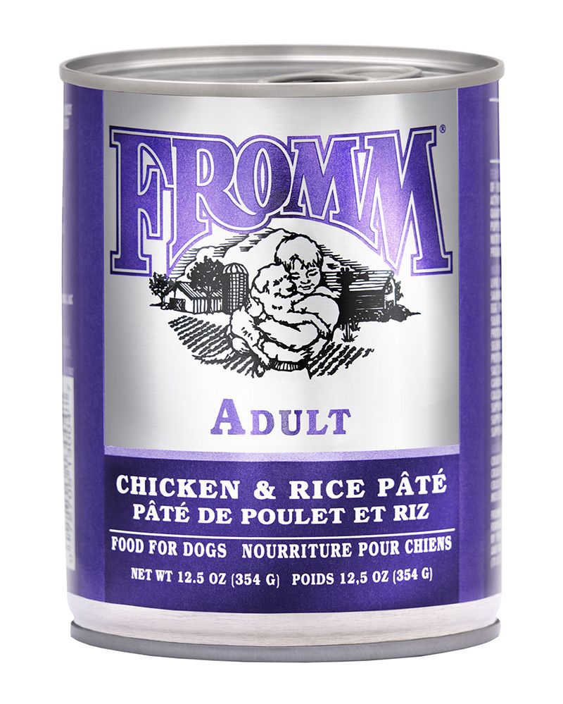 Fromm Classic Adult Chicken &amp; Rice Pate Wet Dog Food 12.5oz