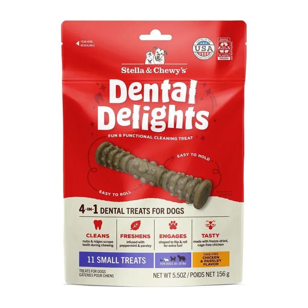 Stella &amp; Chewy's Dental Delights Chicken &amp; Parsley Flavor - Small