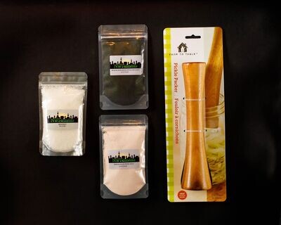 Vegetable Pounder and Three Salts