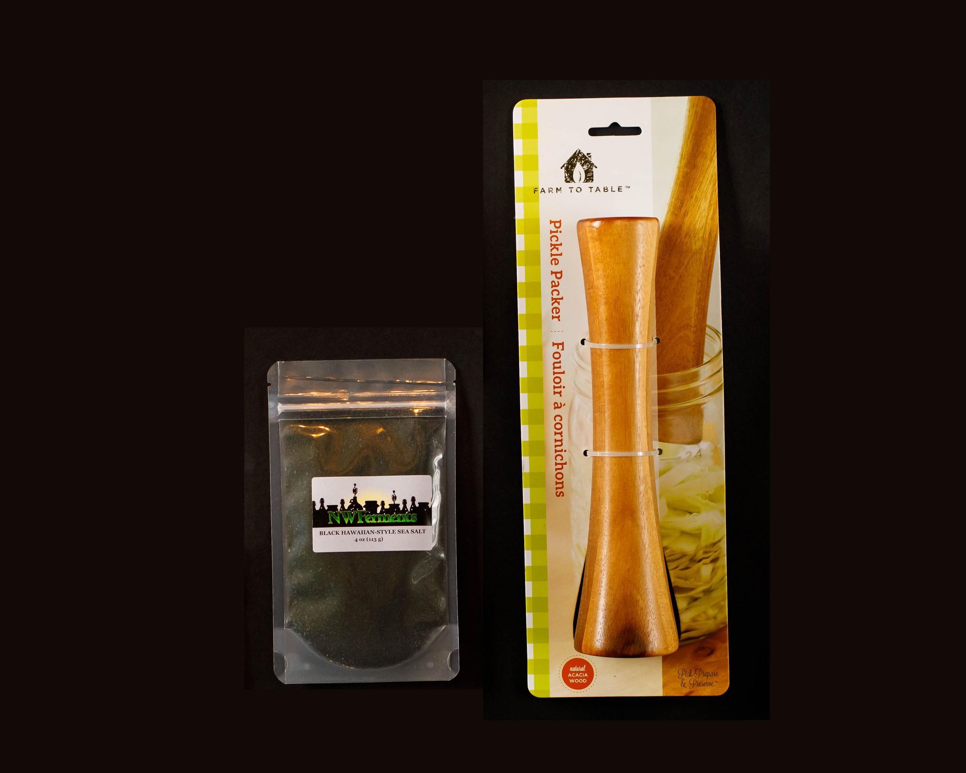 Vegetable Pounder and One Salt