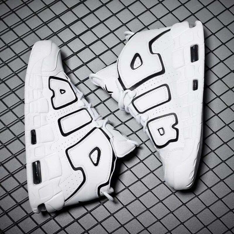 Pippen Big Air Men&#39;s Shoes Women&#39;s Shoes Black And White Panda Knicks Denim Blue Liquid Silver Basketball Shoes Couple Sports Shoes