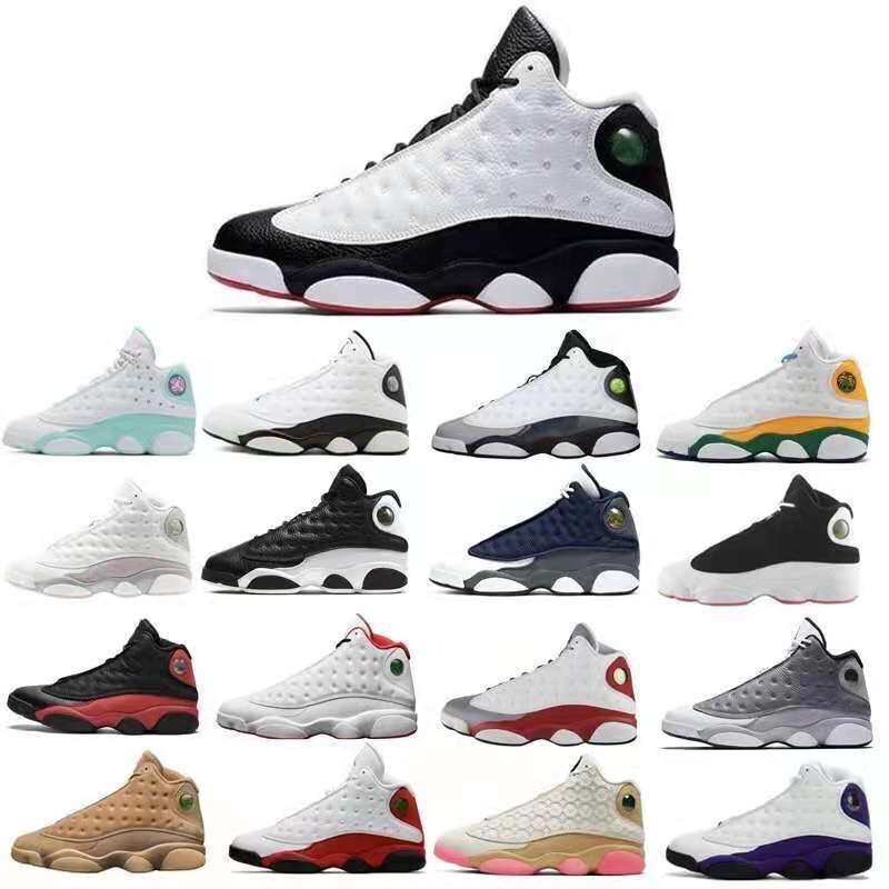 Putian Aj13 Panda Joe 13 Terracotta Warriors Nike Official High Top White Blue Obsidian Tiffany Basketball Sneakers