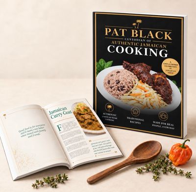 Pat Blacks Authentic Jamaican Cuisine Paperback Cookbook