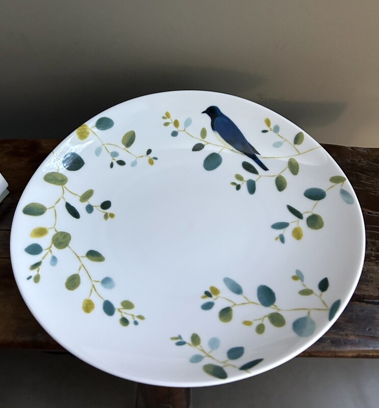 Blue Bird 24 cm Plate in Gift Box