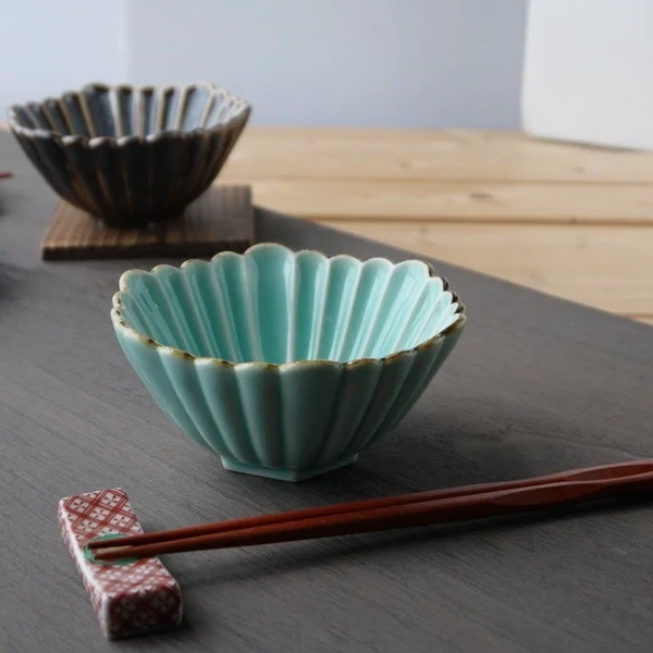 Turquoise Blue 13 cm Peacock Bowl