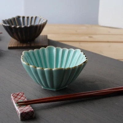 Turquoise Blue 13 cm Peacock Bowl