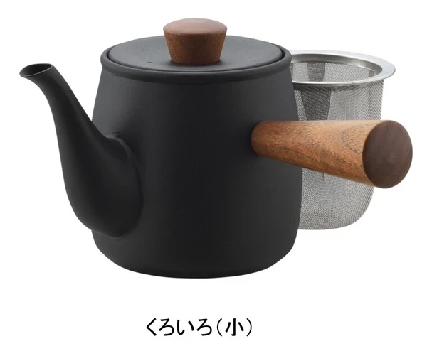 Stainless Steel Teapot 380 ml, Colour: Black