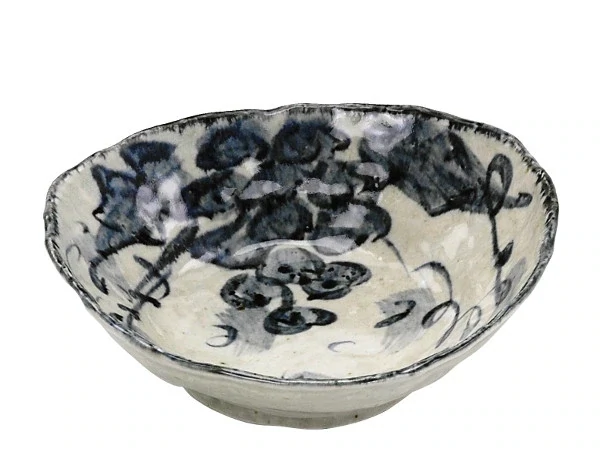 Grape Vines Bowl - Hand Painted