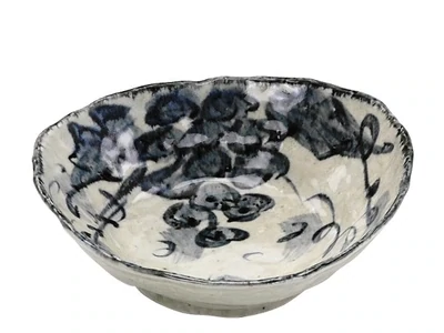 Grape Vines Bowl - Hand Painted