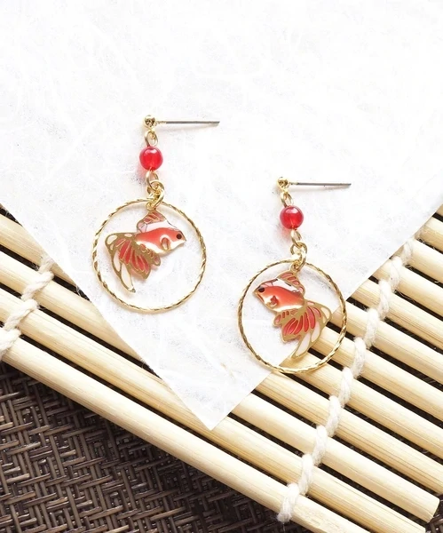 MUK Earrings - Goldfish 2