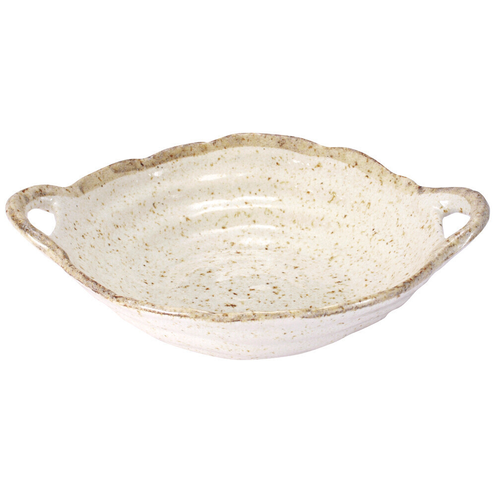 White Karatsu Large Bowl(白唐津深皿）