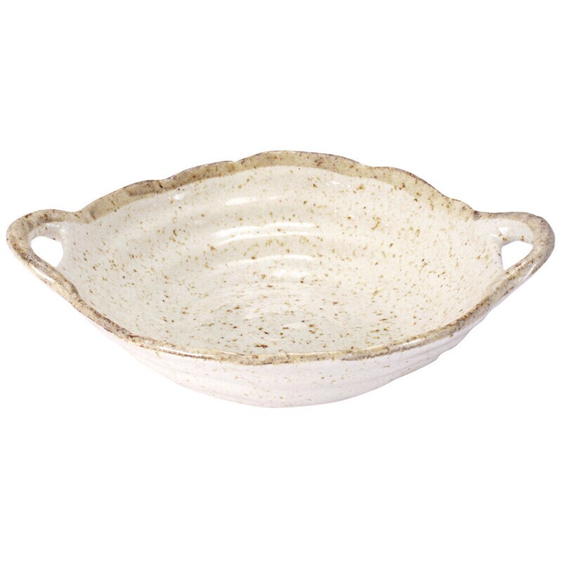 White Karatsu Large Bowl(白唐津深皿）