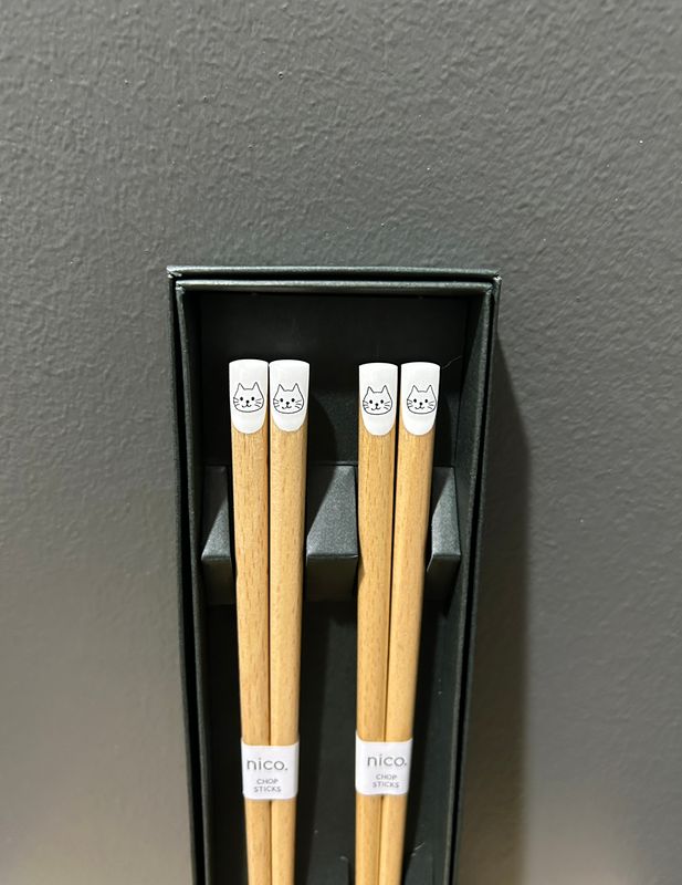Chopstick Gift Box  - Two Pair/Nico Cat