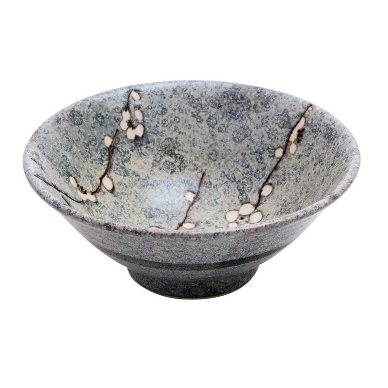 Early Spring 19 cm Bowl - Grey (早春ボウル　グレー）