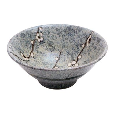 Early Spring 19 cm Bowl - Grey (早春ボウル　グレー）