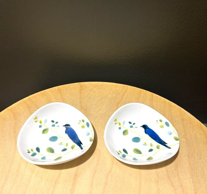 Blue Bird 9.5 cm Plate