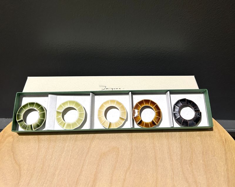 Chopstick Rest - Ring - Set of Five Pieces