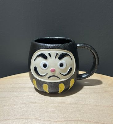 Mug - Black Daruma