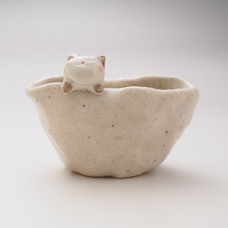 Handcrafted Cat Vase - Three Designs