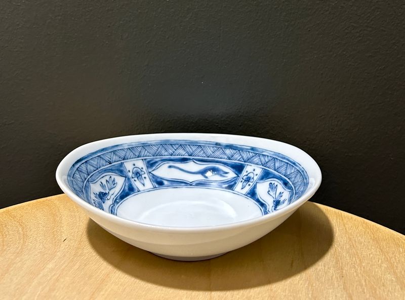 Mino - Dinosaur 15 cm Oval Deep Plate