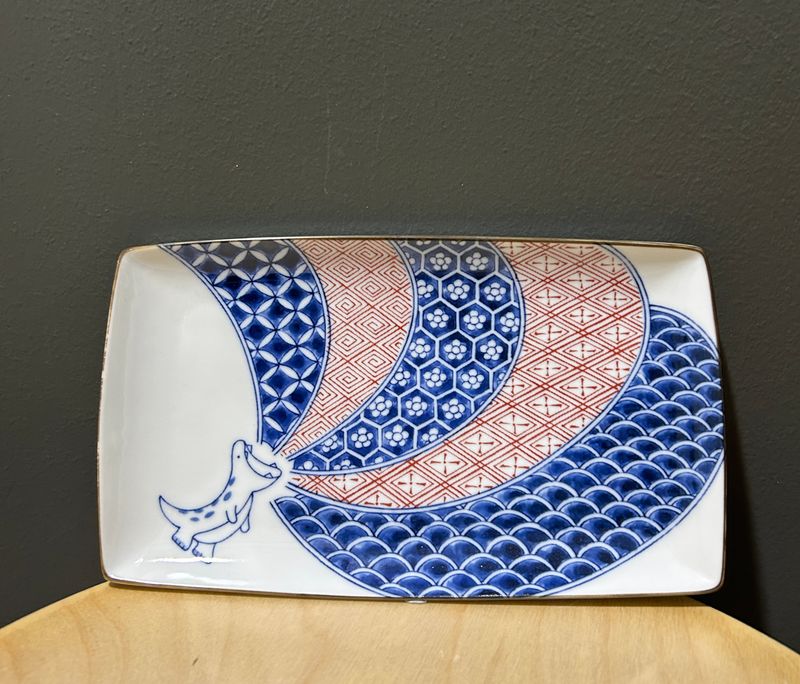 Mino - Dinosaur 24.5 cm Rectangle Plate