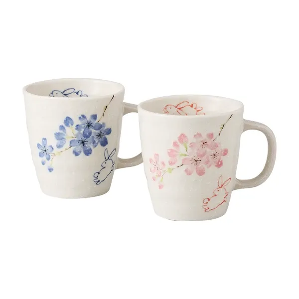 Rabbit Pair Mug Set
