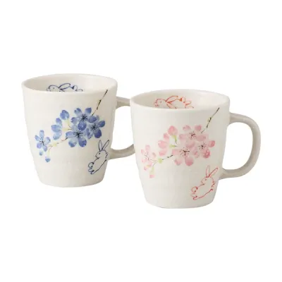 Rabbit Pair Mug Set