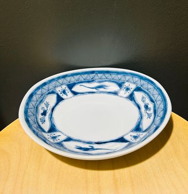 Mino - Dinosaur 22 cm Oval Deep Plate