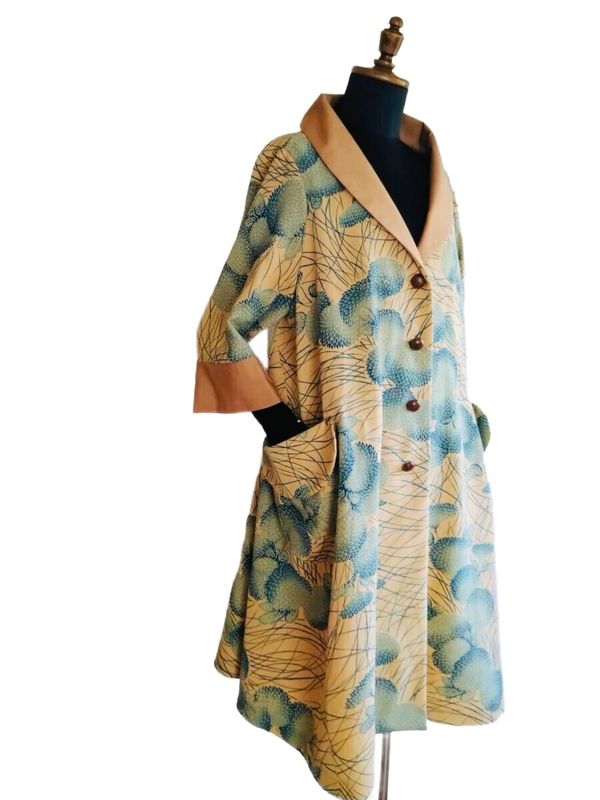 Zin Silk Kimono Long Jacket