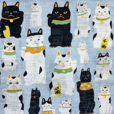 Yoko Handkerchief - Cat