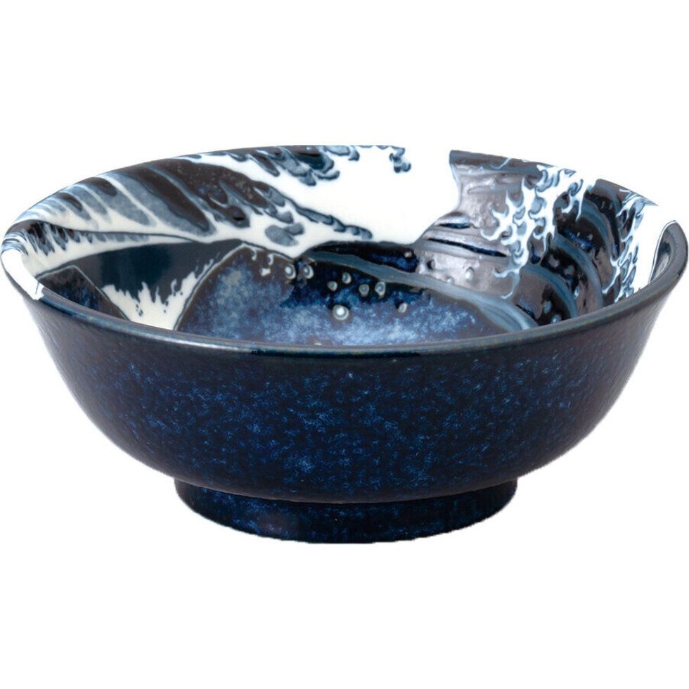 Mino Ware Hokusai 20 cm Bowl