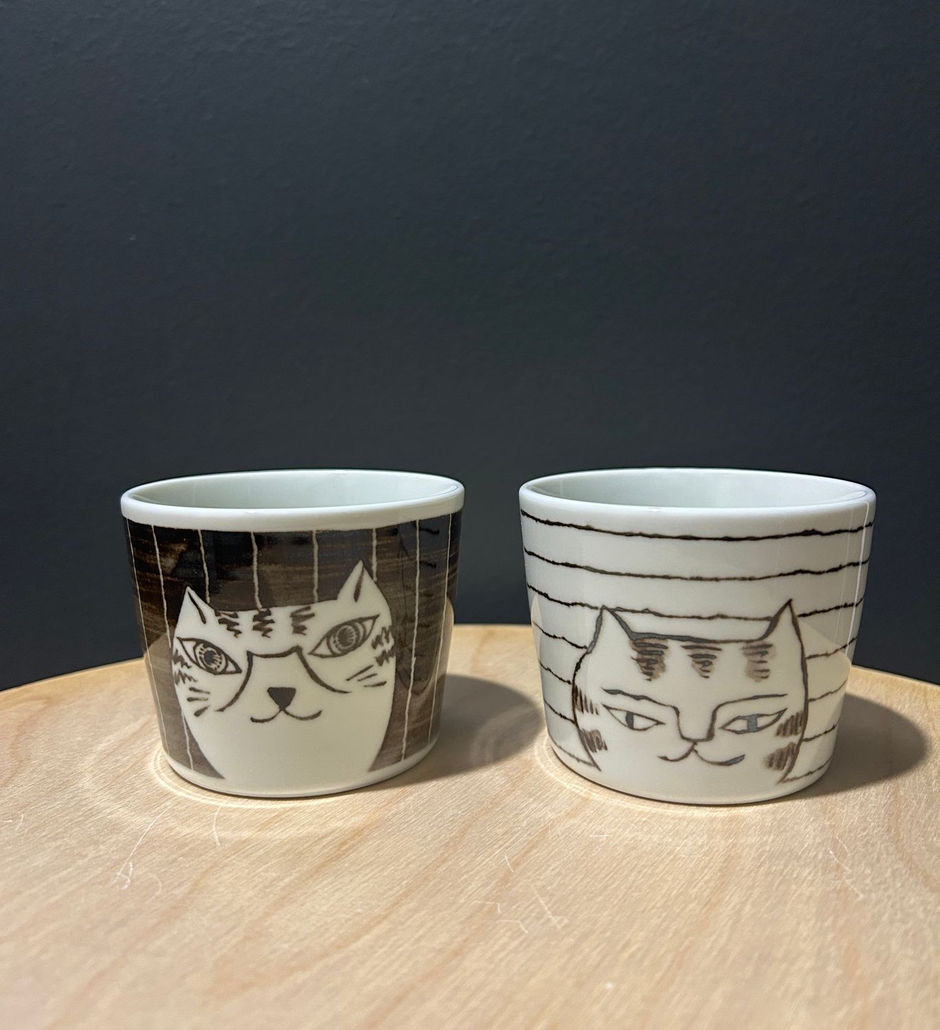 Kanesada Cat Soba Choko Cup - Two Designs