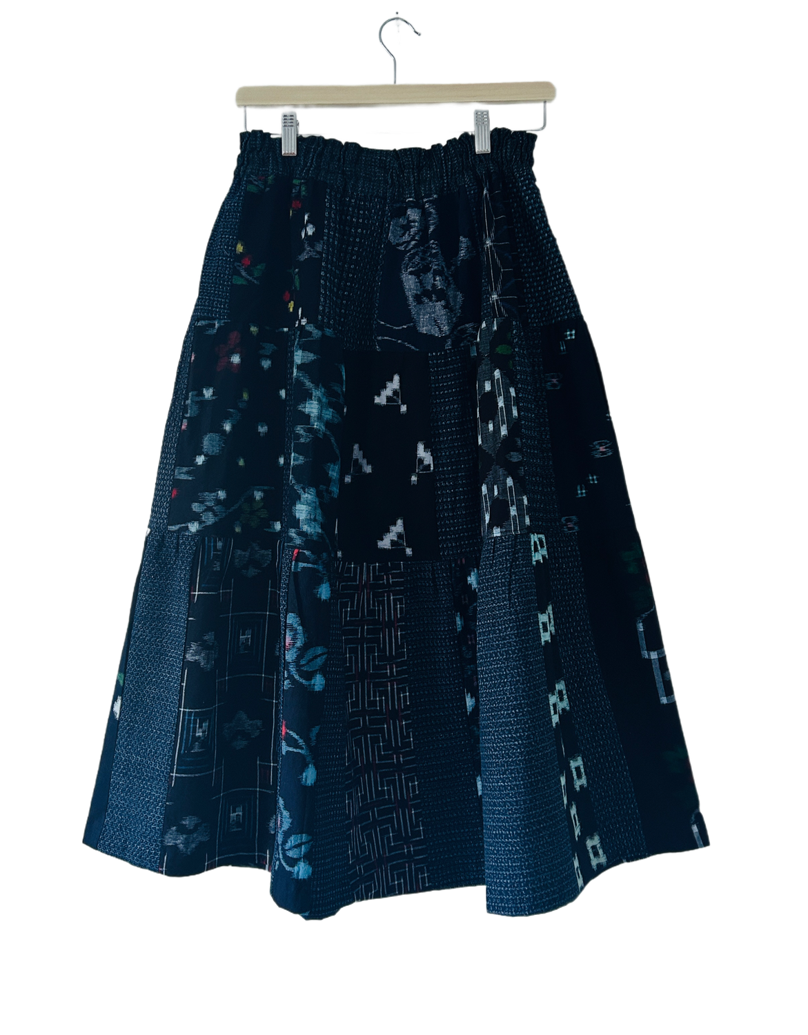 52-piece Kasuri Patchwork Skirt
