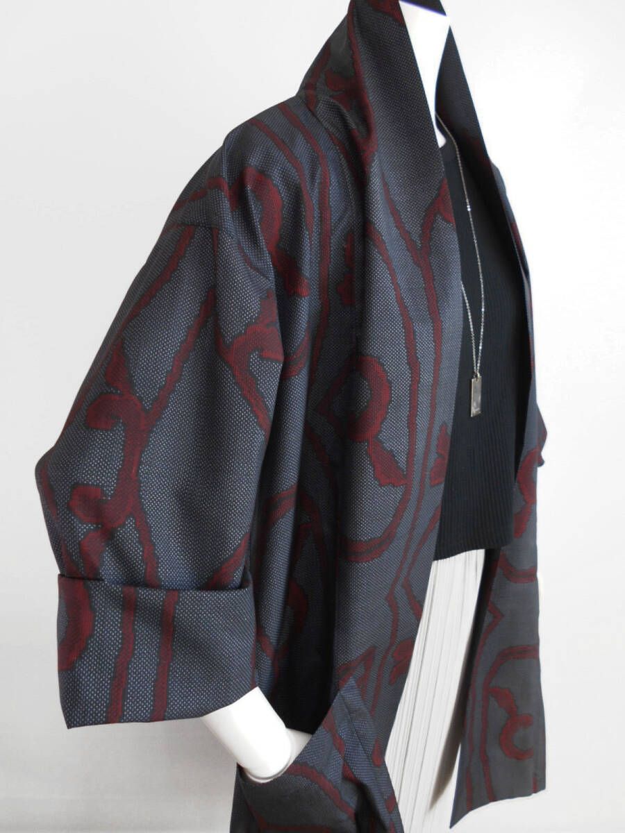 Upcycled Oshima Silk Drape Coat
