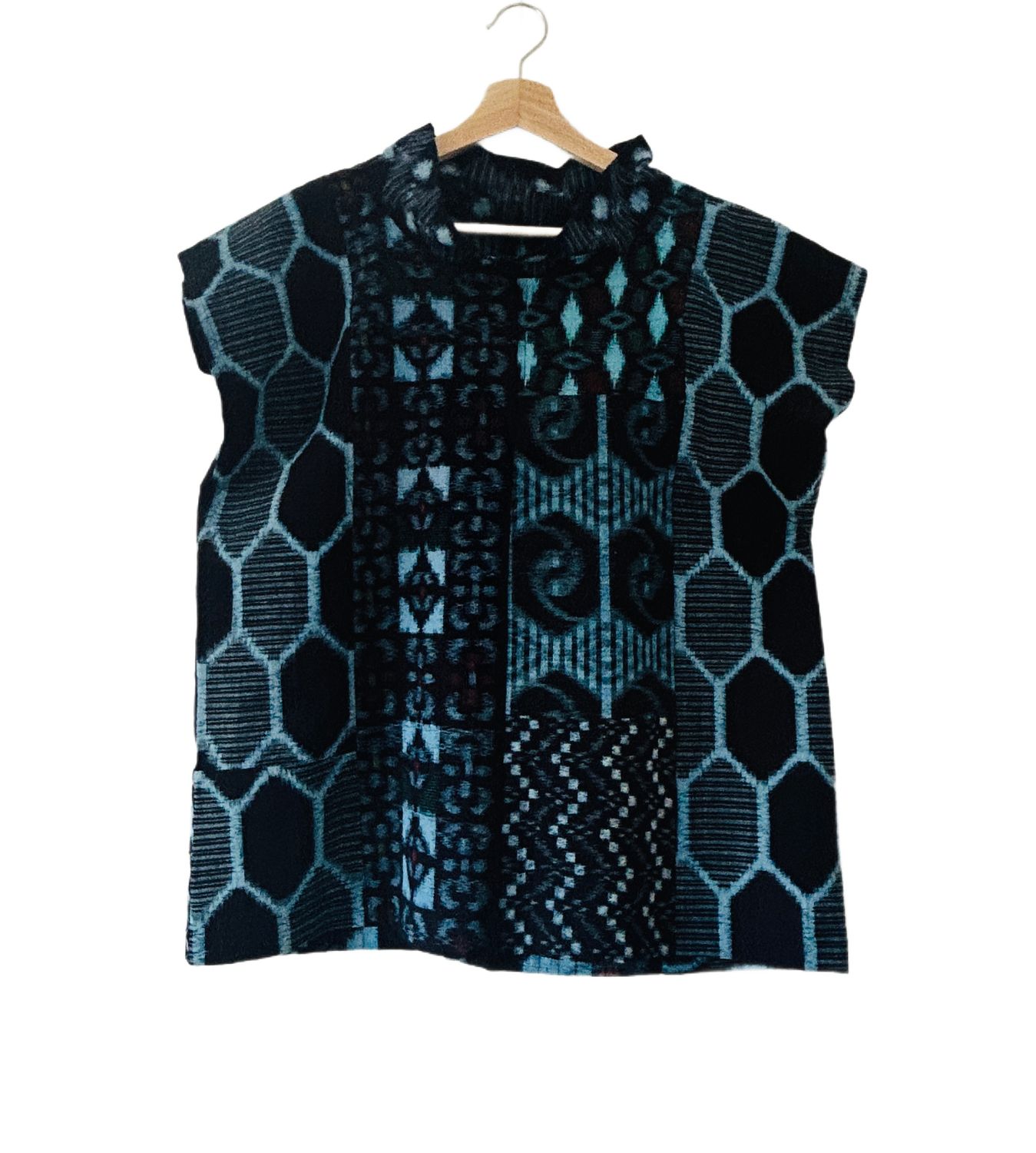 Vintage Kasuri Cotton Top