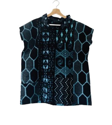 Vintage Kasuri Cotton Top