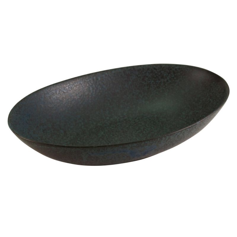 Wabisabi Deep Oval Plate - Black