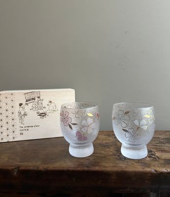Cherry Blossom Sake Glass Set