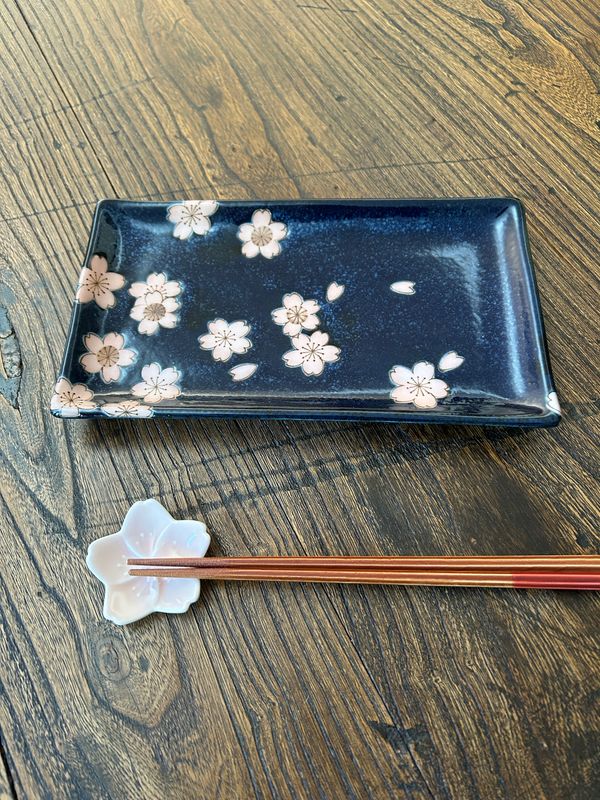 Cherry Blossom 22.5 cm Rectangle Plate