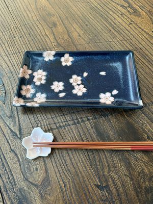 Cherry Blossom 22.5 cm Rectangle Plate