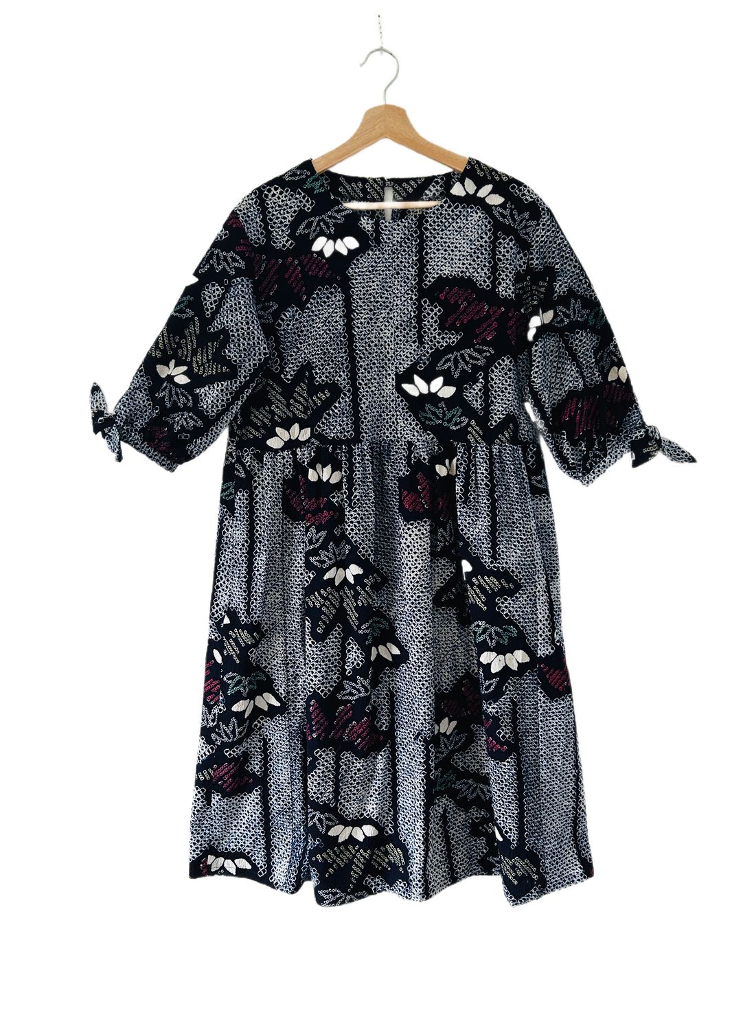 Arimatsu Shibori Tie Dye Cotton Dress