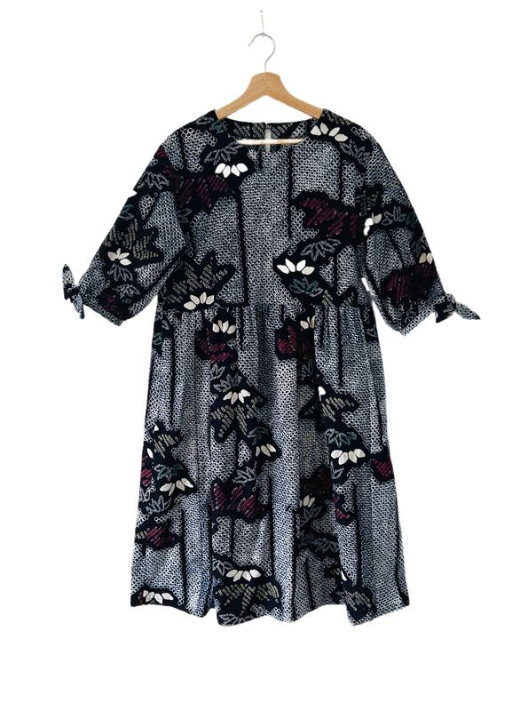Arimatsu Shibori Tie Dye Cotton Dress