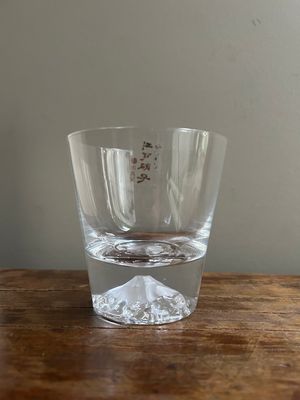 Tajima Fuji Rock Glass in Wooden Box