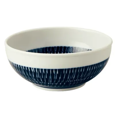 Tobikanna 21.5 cm Ink Blue Bowl