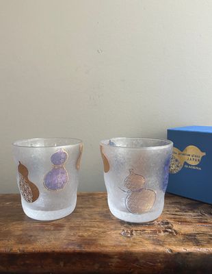 Hyotan Gourd Pair Glass Set