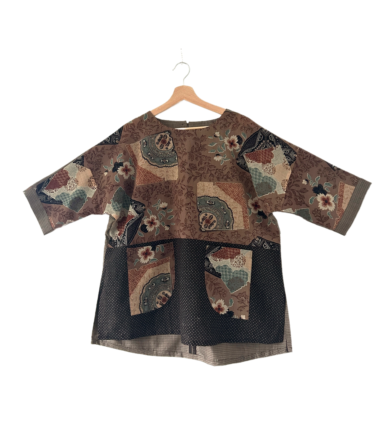 Oshima Silk Kusabana Tunic Top